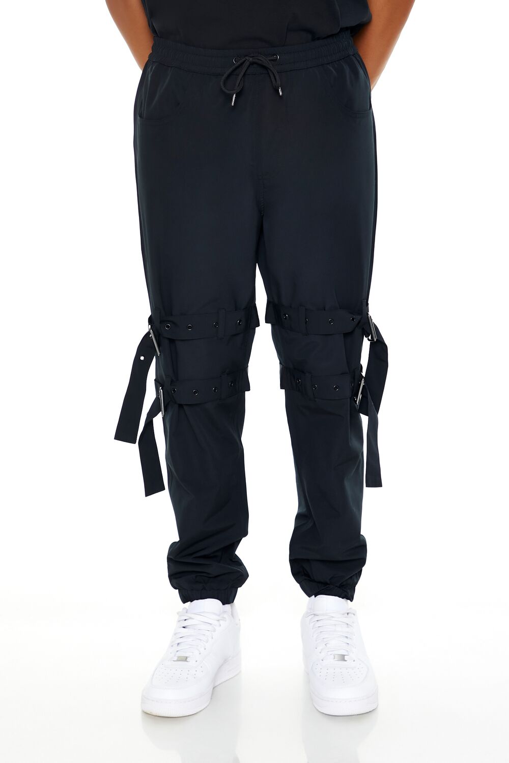 Forever 21 Utility Strap Cargo Joggers