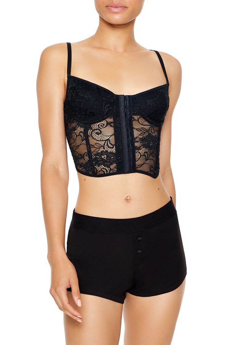 Forever 21 Lace Underwire Corset Top