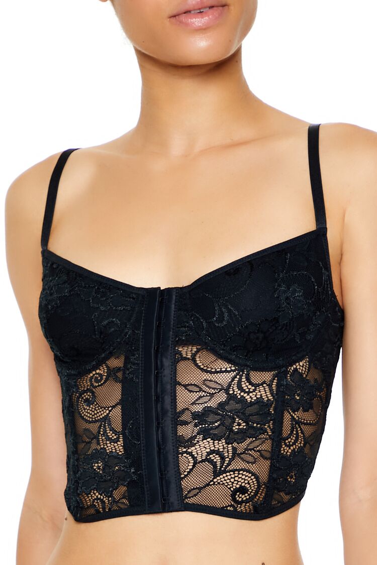 Forever 21 Lace Underwire Corset Top