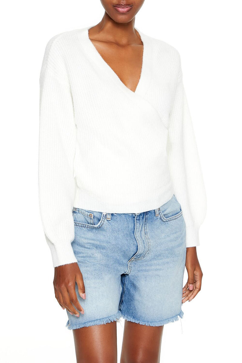 Forever 21 Drop-Sleeve Wrap Sweater