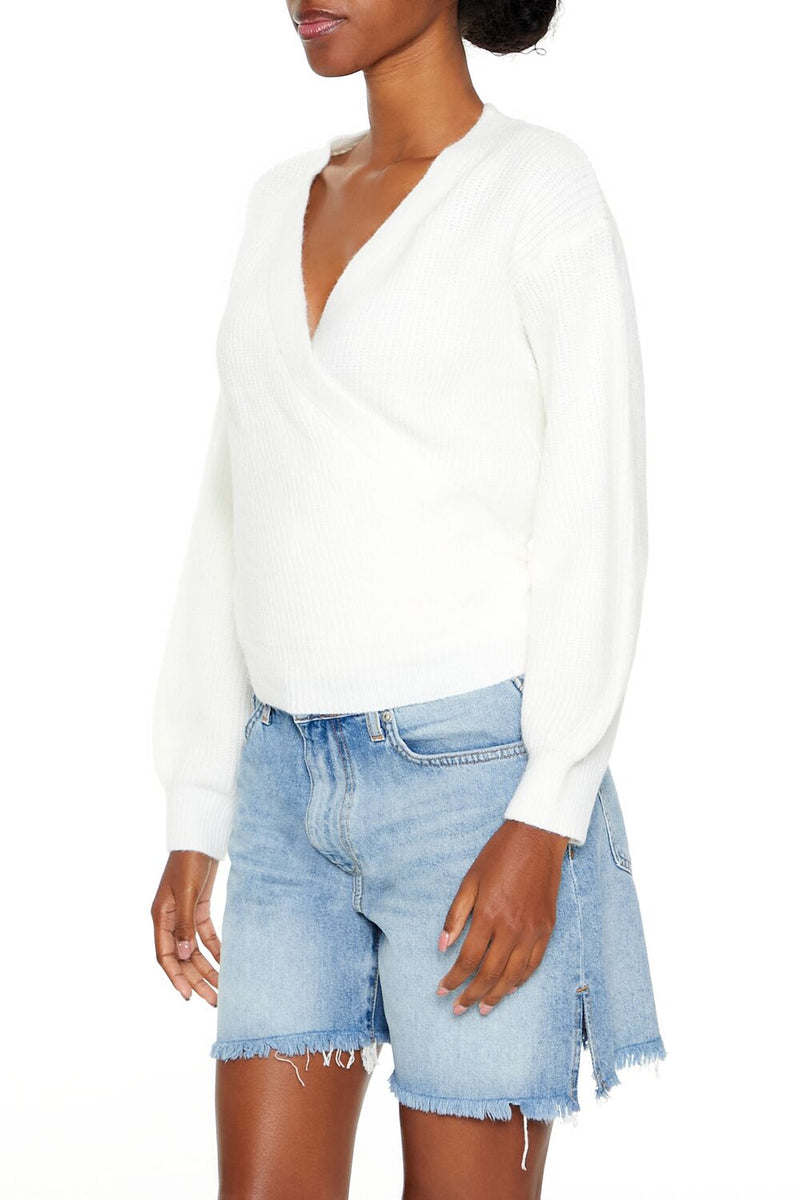 Forever 21 Drop-Sleeve Wrap Sweater