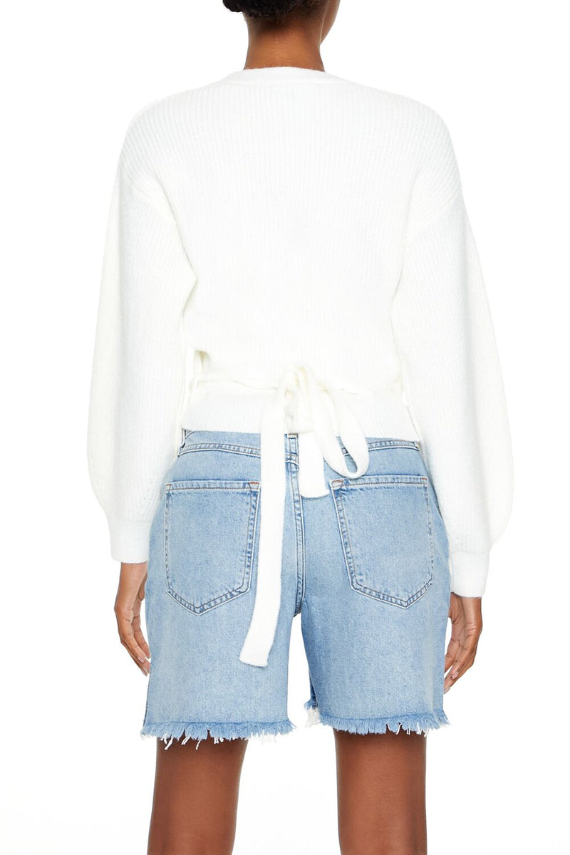 Forever 21 Drop-Sleeve Wrap Sweater