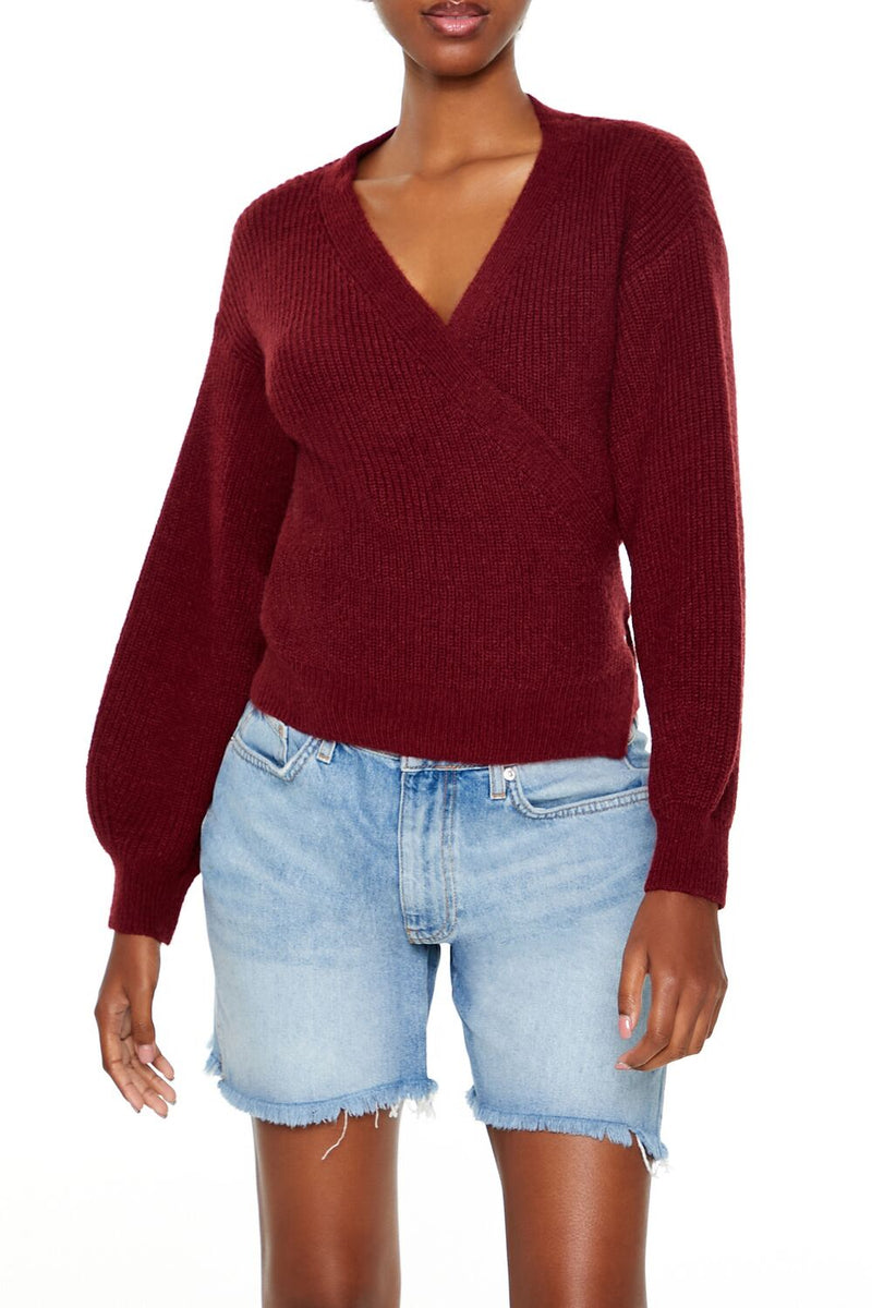 Forever 21 Drop-Sleeve Wrap Sweater