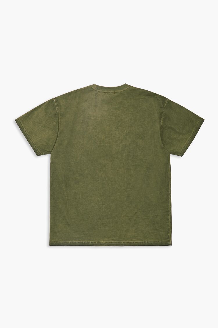 Forever 21 Washed Graphic Oversized Tee