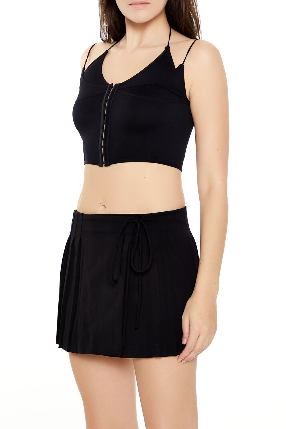Forever 21 Seamless Halter Cropped Cami