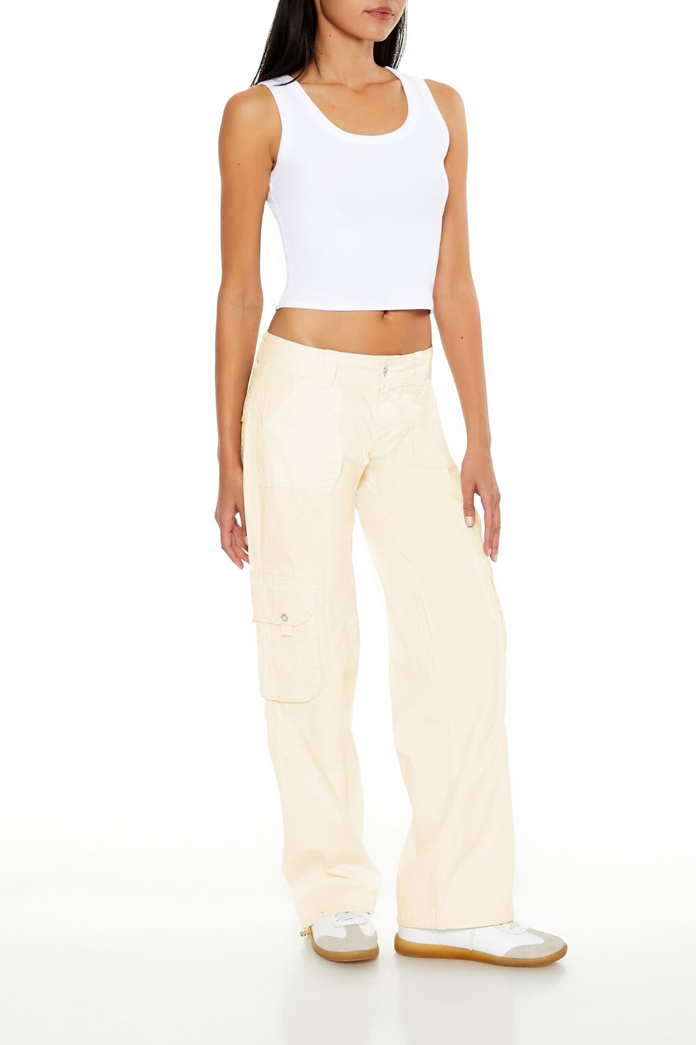 Forever 21 Low-Rise Cargo Pants