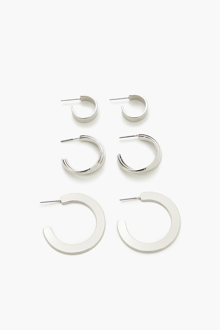 Forever 21 Smooth Multi-Hoop Earring Set