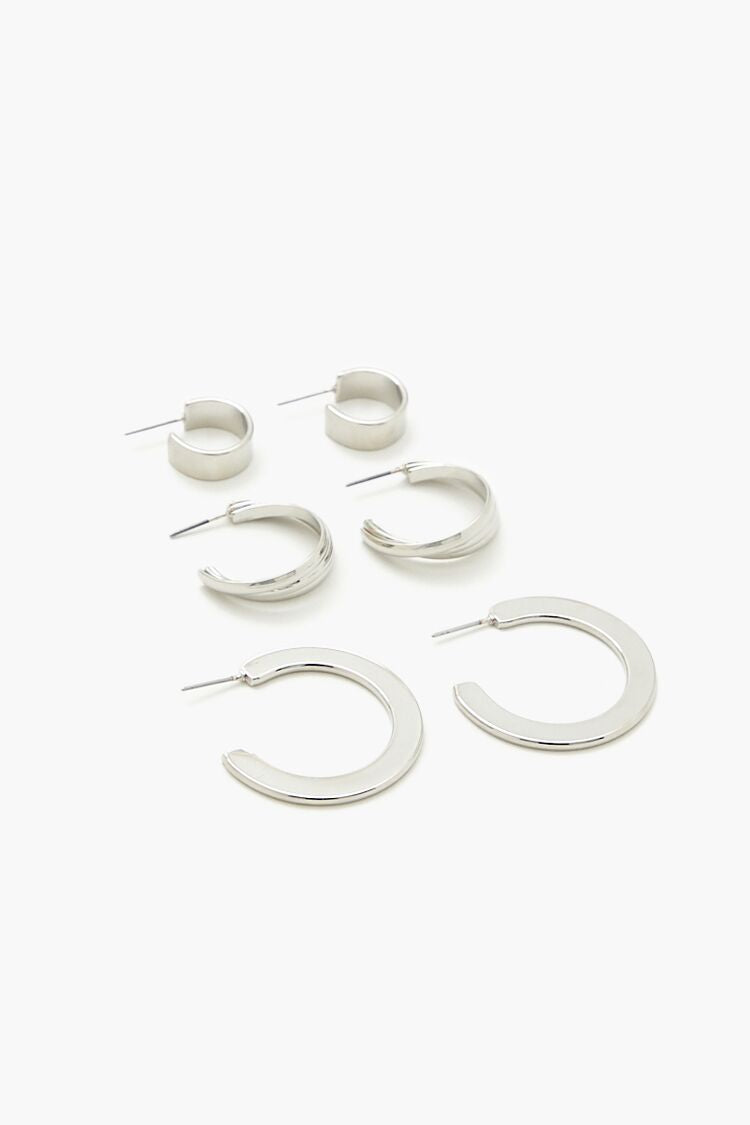 Forever 21 Smooth Multi-Hoop Earring Set