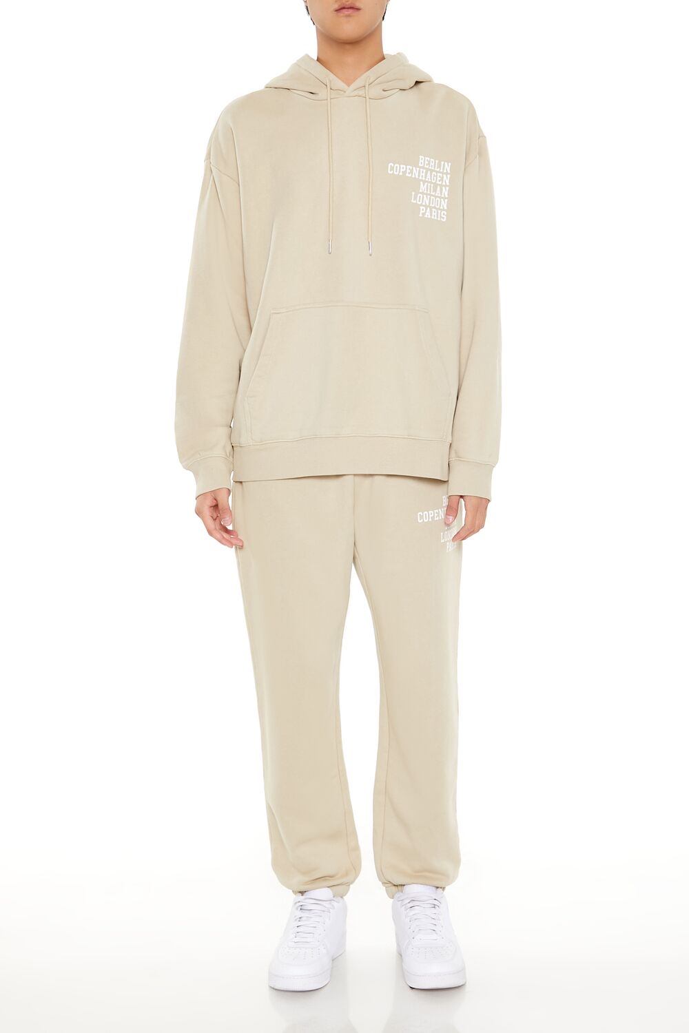 Forever 21 City Graphic Pullover Hoodie