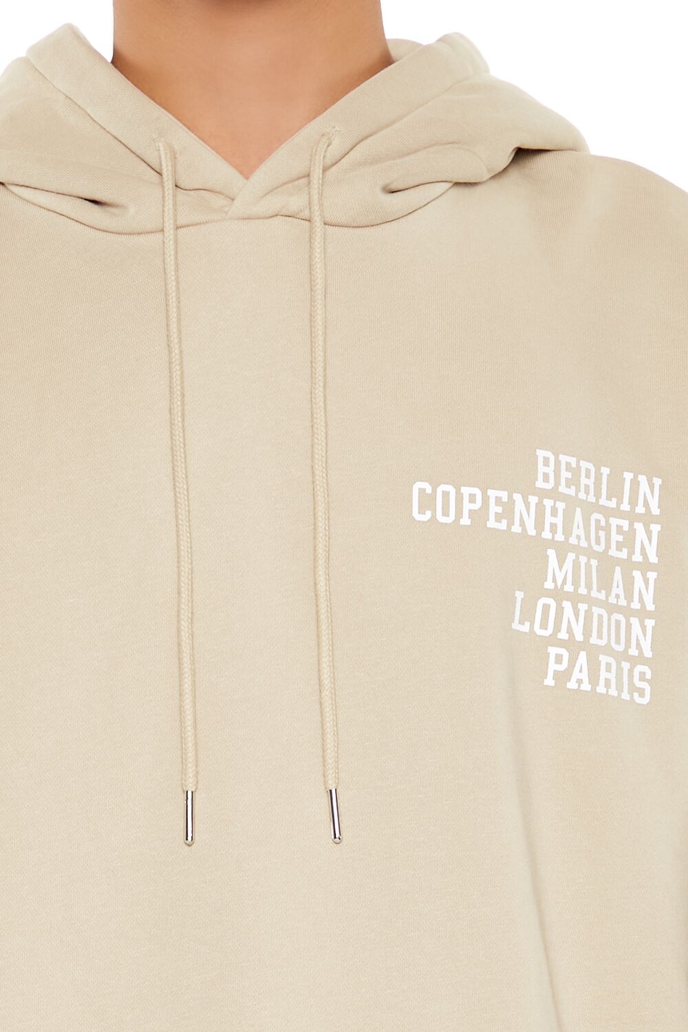 Forever 21 City Graphic Pullover Hoodie