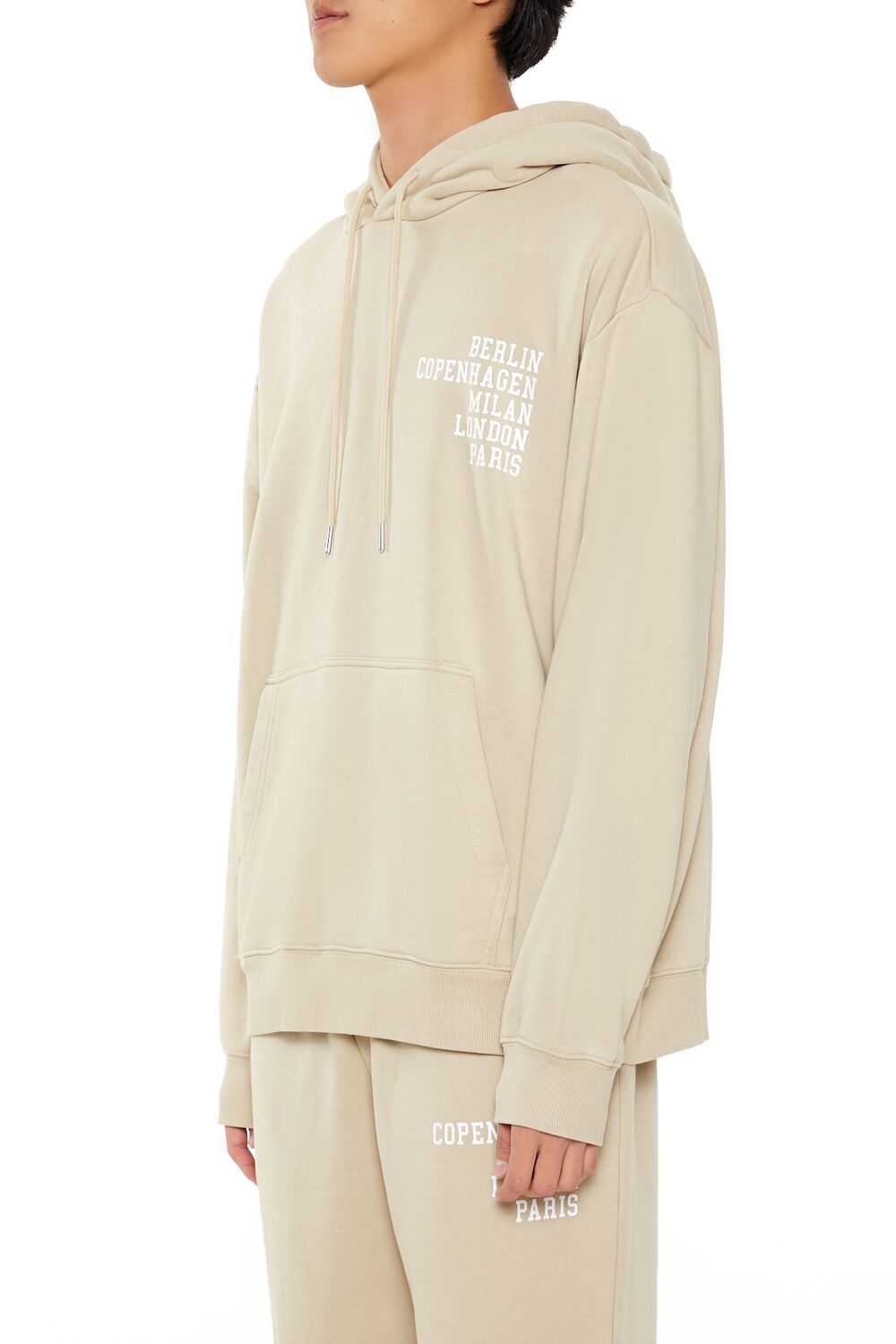 Forever 21 City Graphic Pullover Hoodie