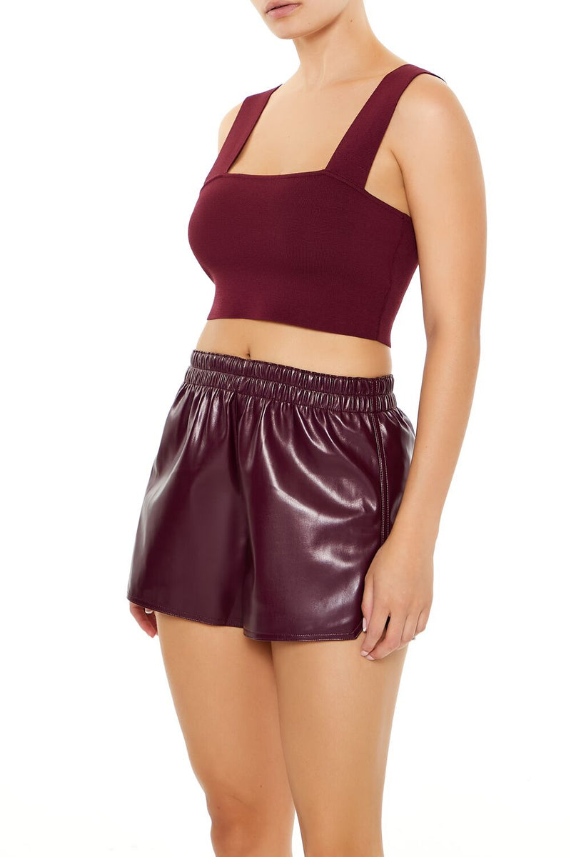 Forever 21 Sweater-Knit Crop Top