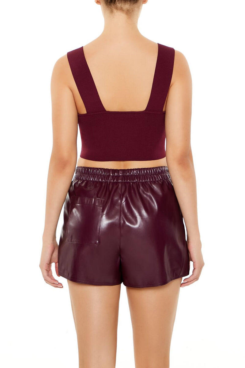 Forever 21 Sweater-Knit Crop Top
