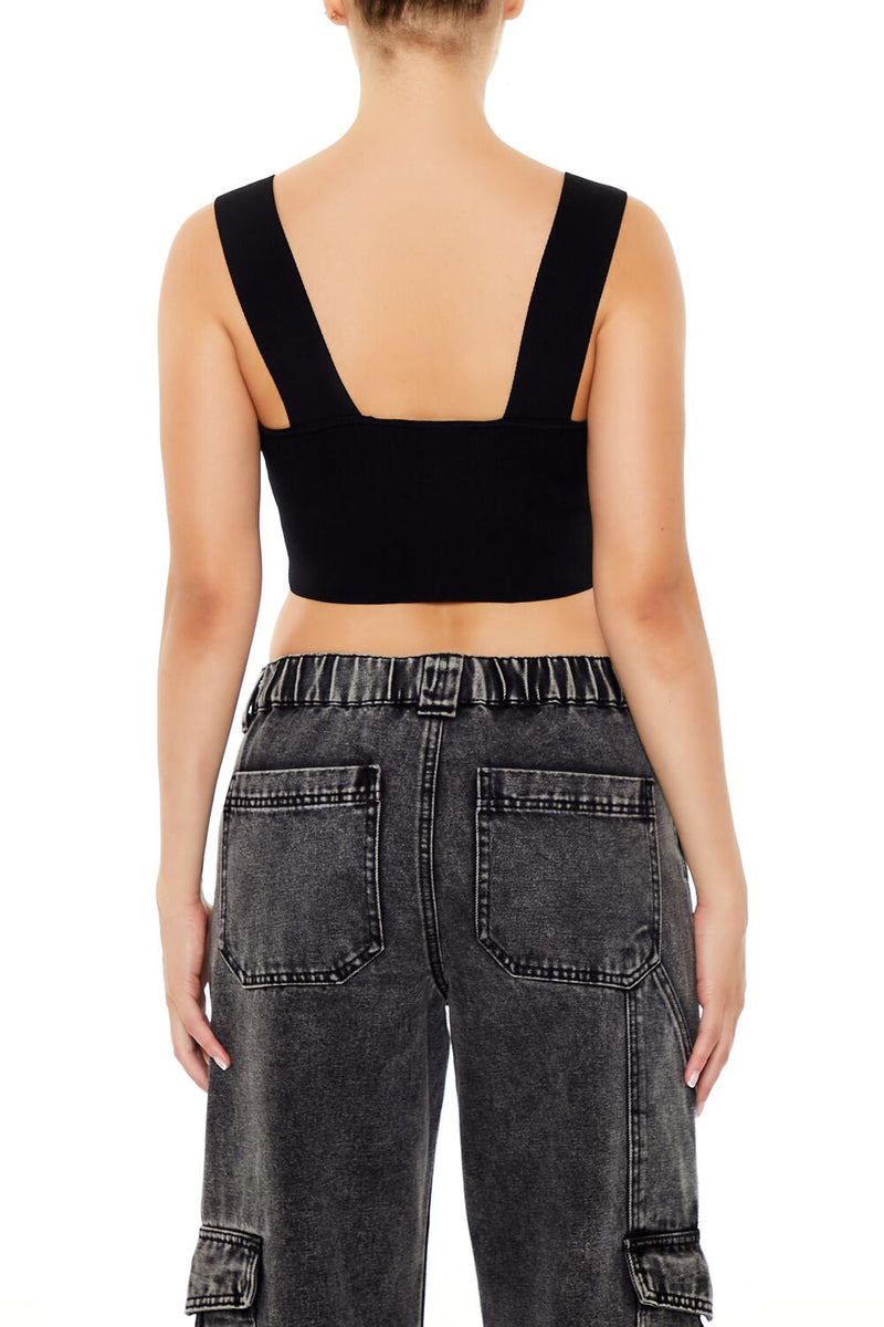Forever 21 Sweater-Knit Crop Top