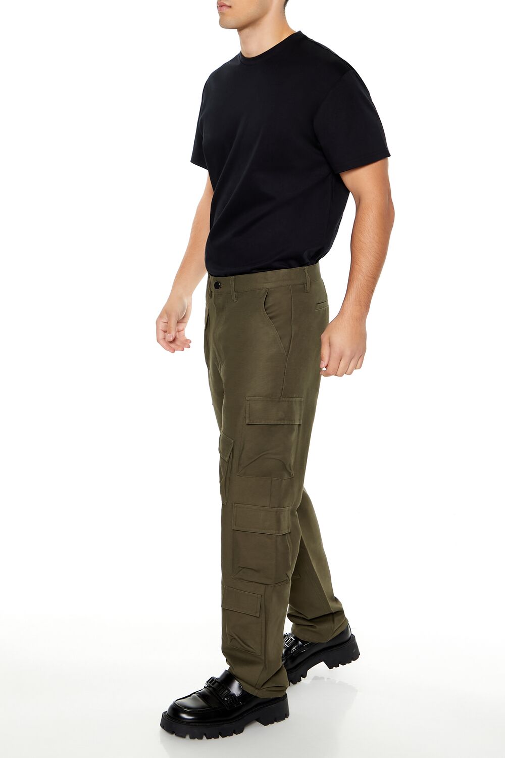 Forever 21 Straight Leg Cargo Pants