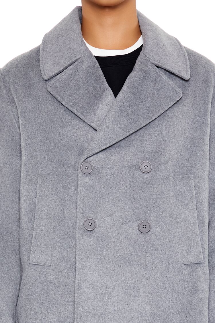 Forever 21 Double-Breasted Pea Coat