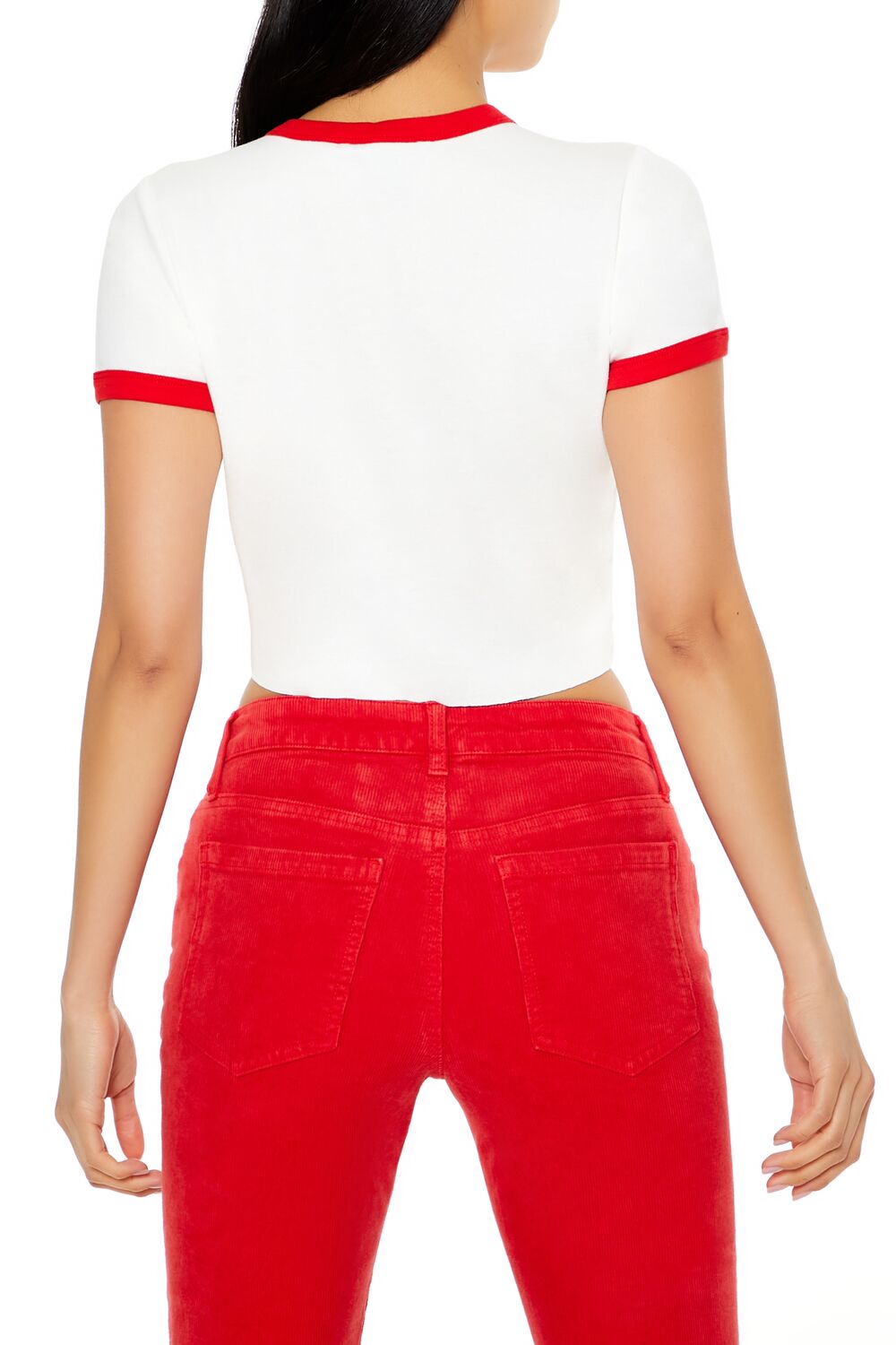 Forever 21 Star Girl Ringer Baby Tee