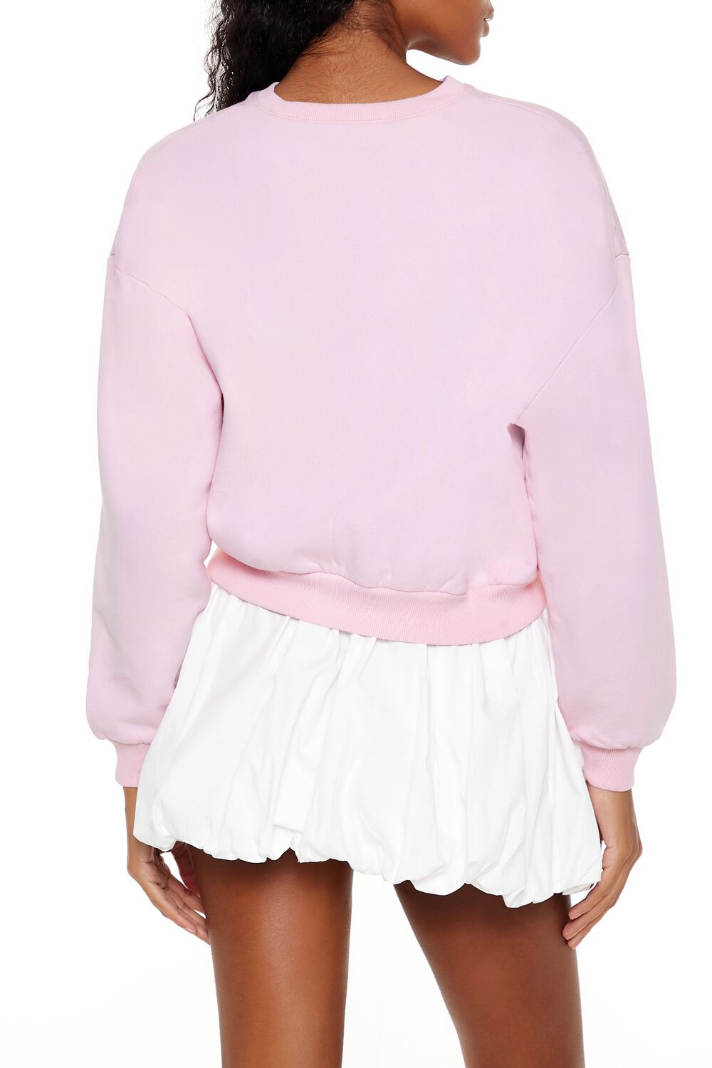Forever 21 Santa's Baby Cropped Sweatshirt