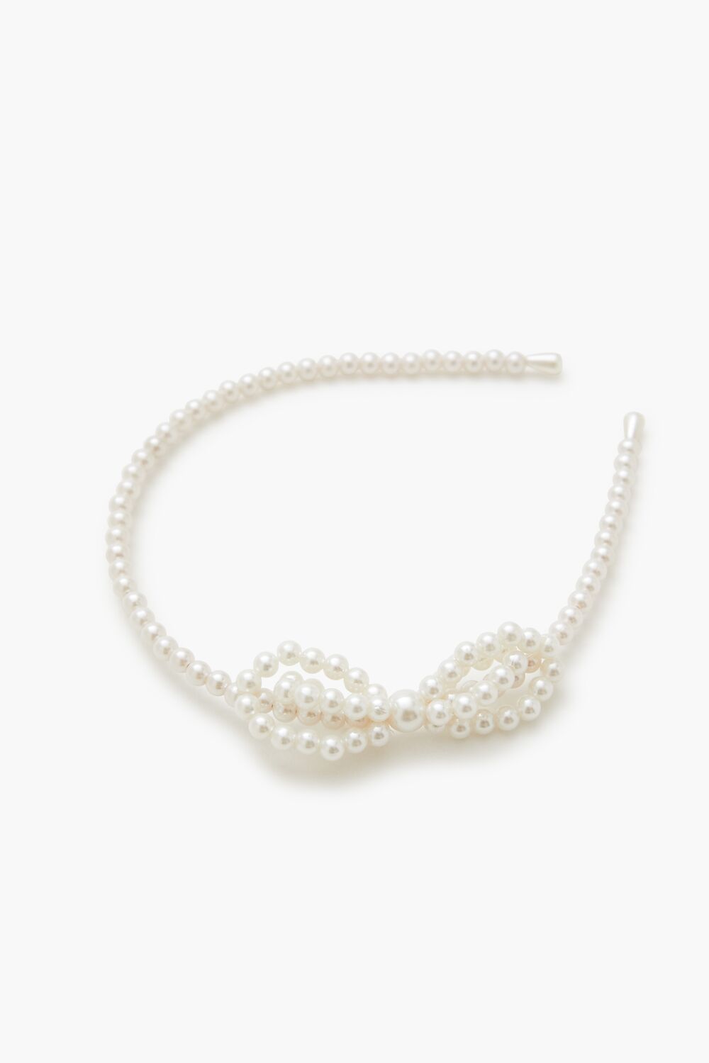 Forever 21 Faux Pearl Knot Headband