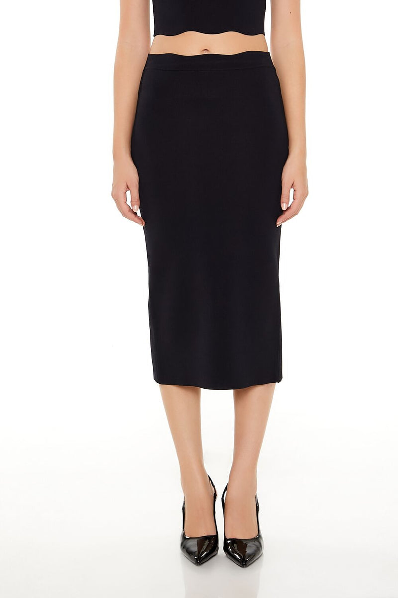 Forever 21 Sweater-Knit Midi Skirt
