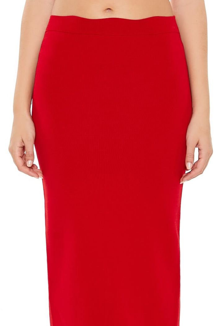 Forever 21 Sweater-Knit Midi Skirt