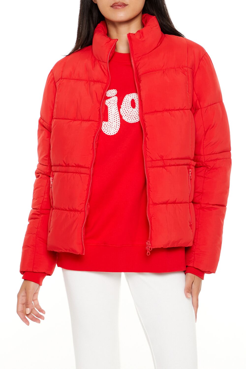 Forever 21 Quilted Puffer Jacket
