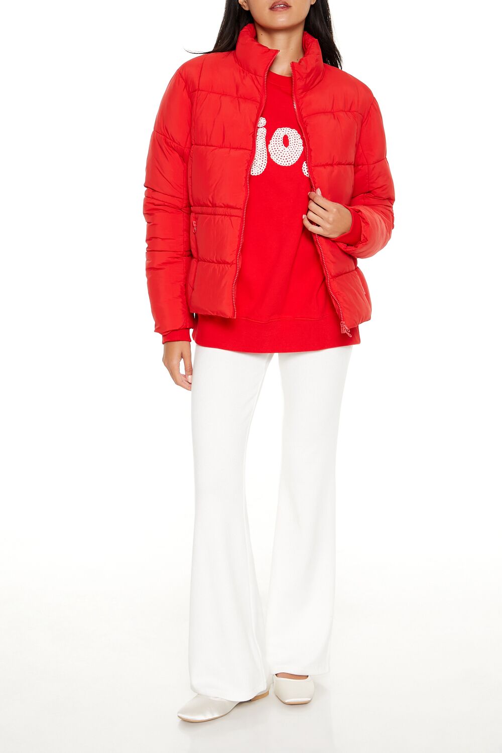 Forever 21 Quilted Puffer Jacket