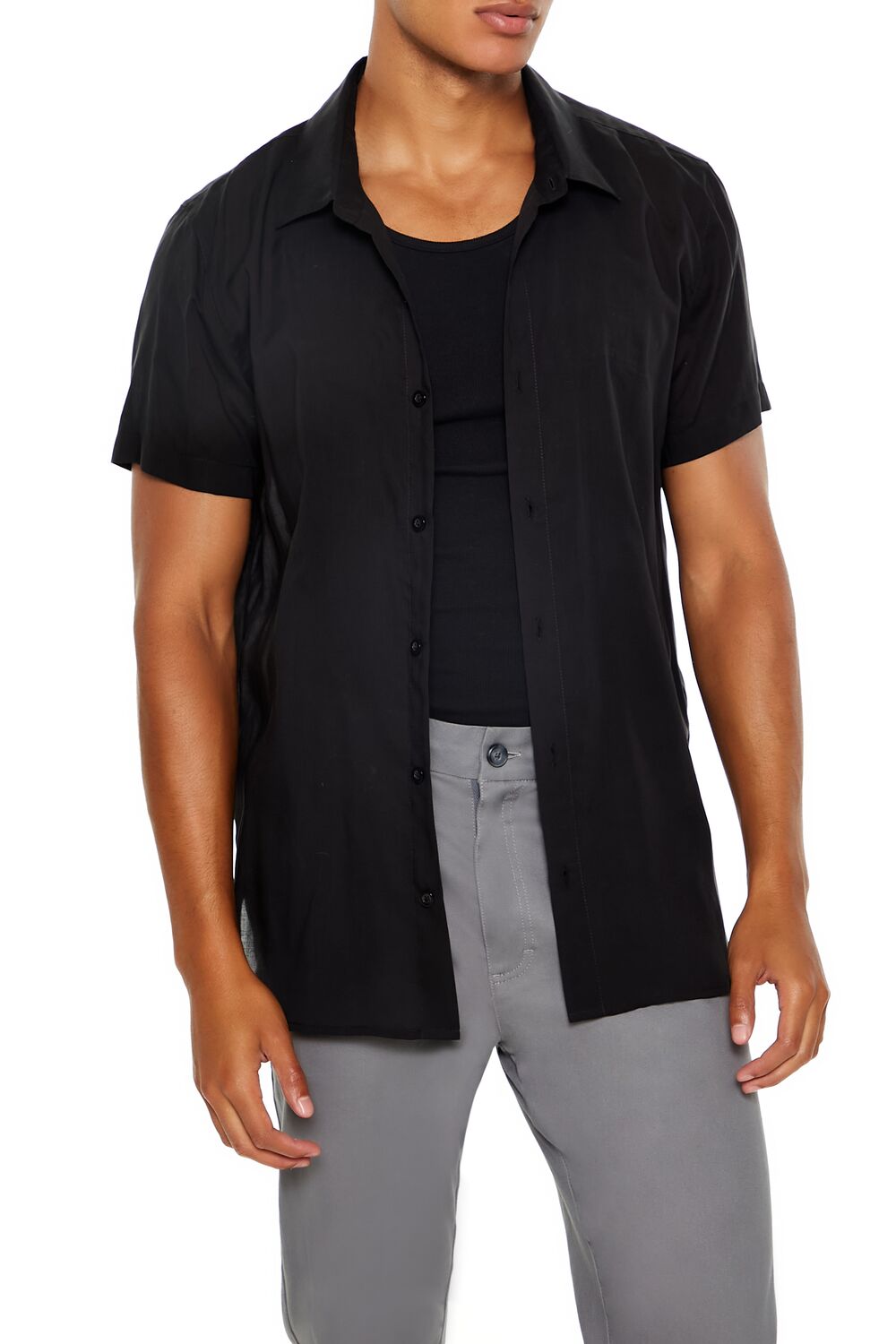 Forever 21 Short Sleeve Button-Up Shirt