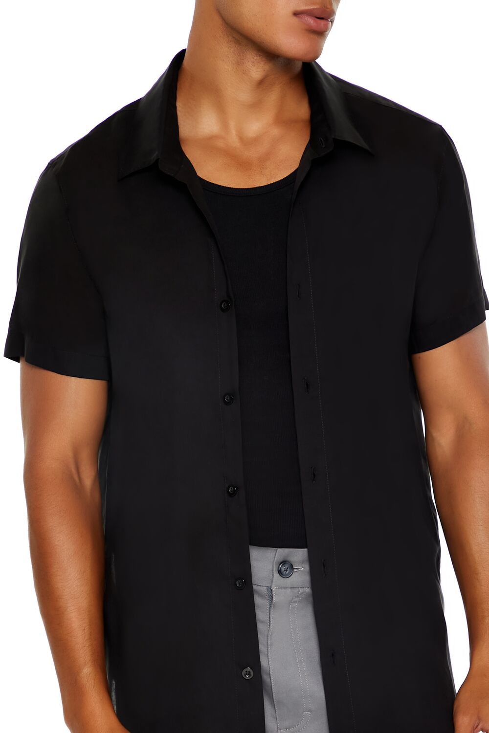 Forever 21 Short Sleeve Button-Up Shirt