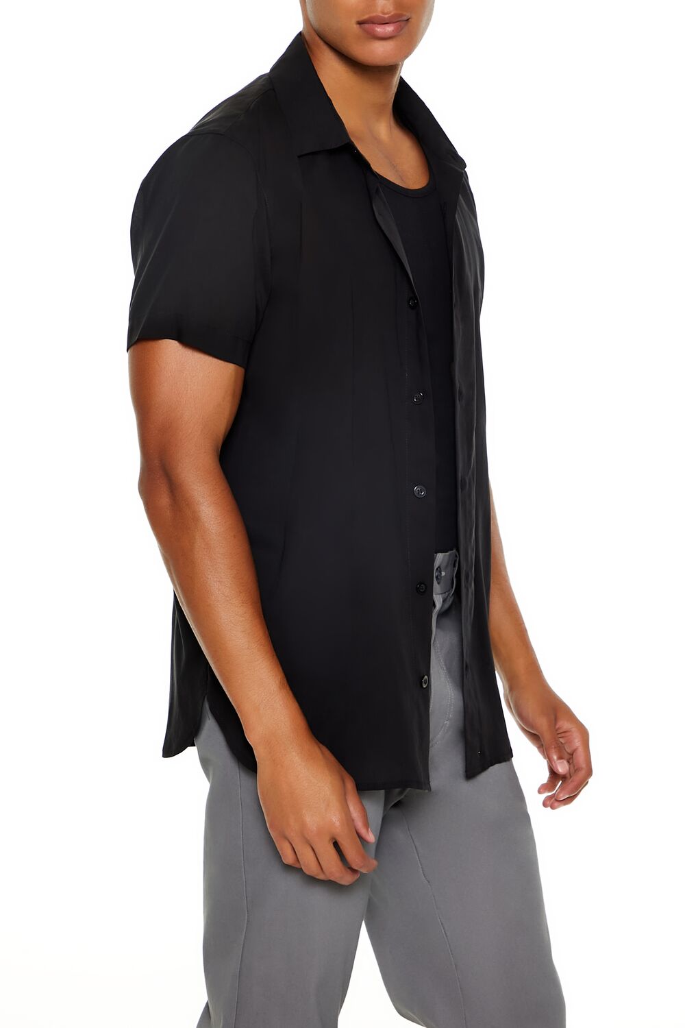 Forever 21 Short Sleeve Button-Up Shirt