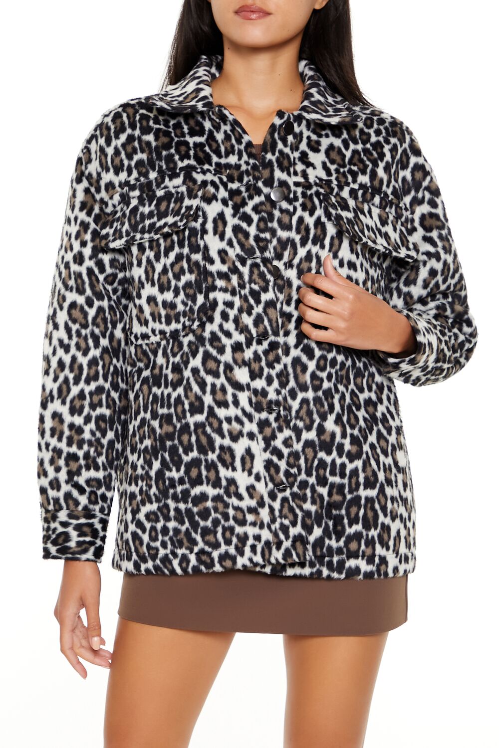 Forever 21 Leopard Print Shacket
