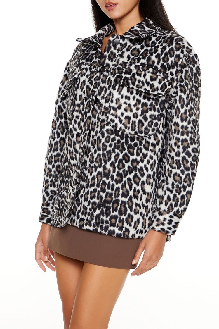 Forever 21 Leopard Print Shacket