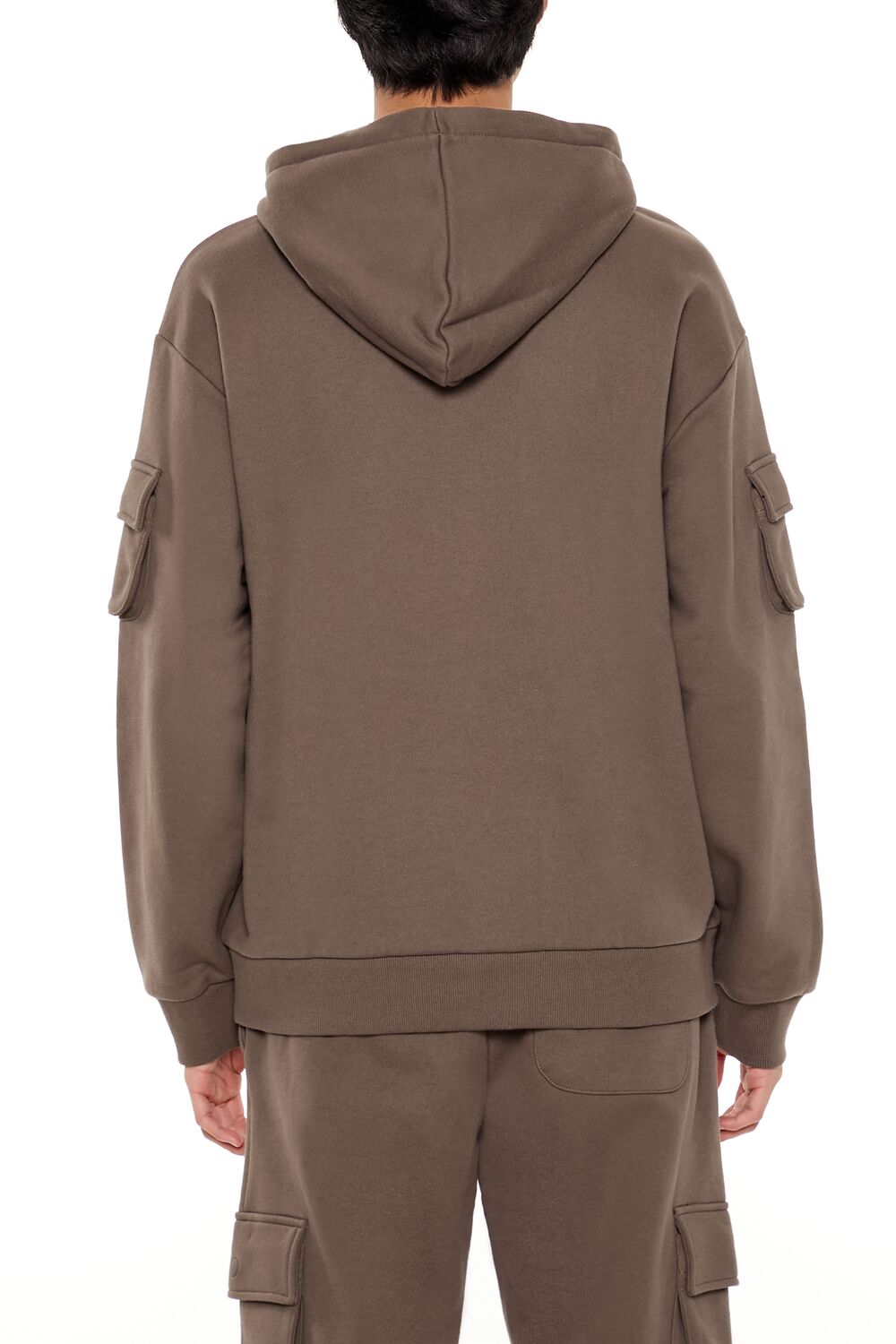 Forever 21 Utility Pocket Pullover Hoodie
