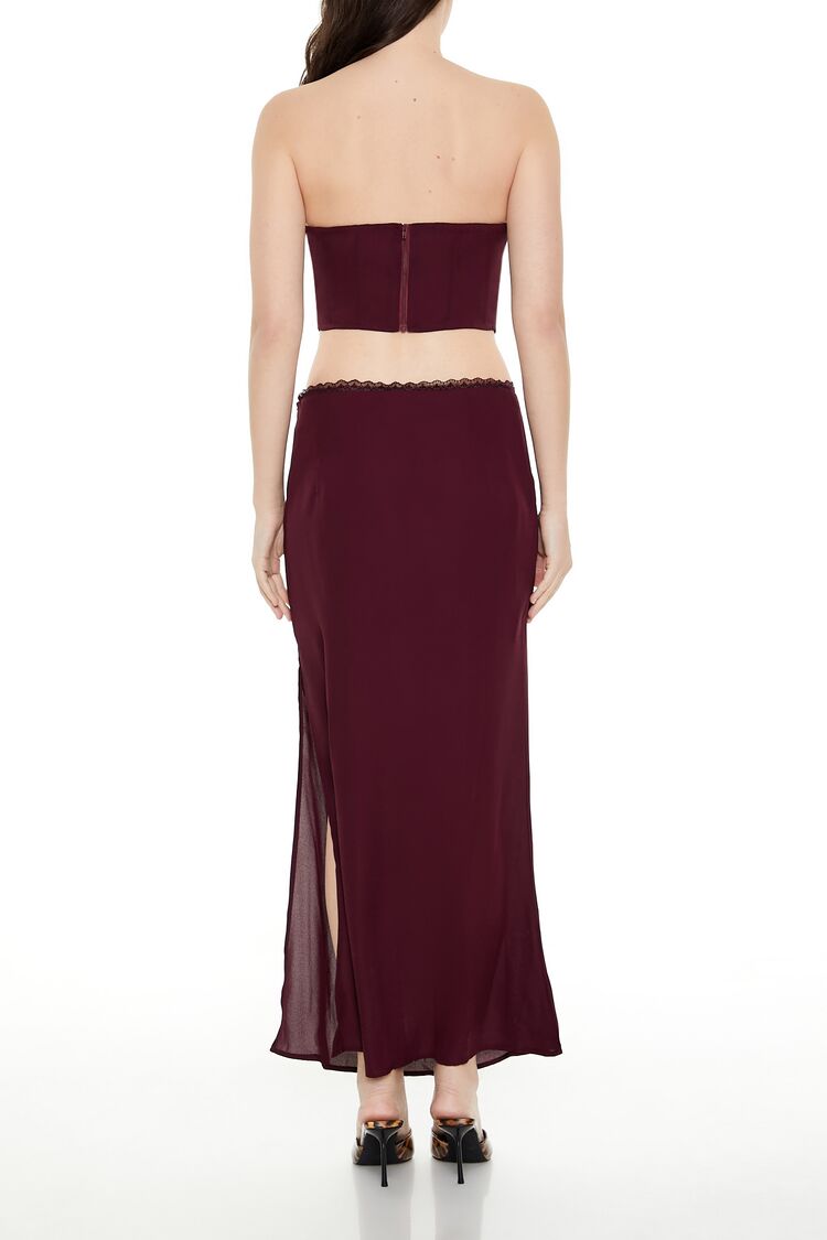 Forever 21 Embellished Waist Maxi Skirt