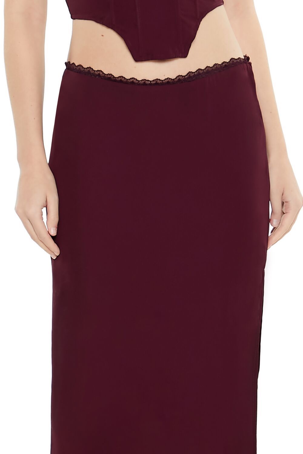 Forever 21 Embellished Waist Maxi Skirt