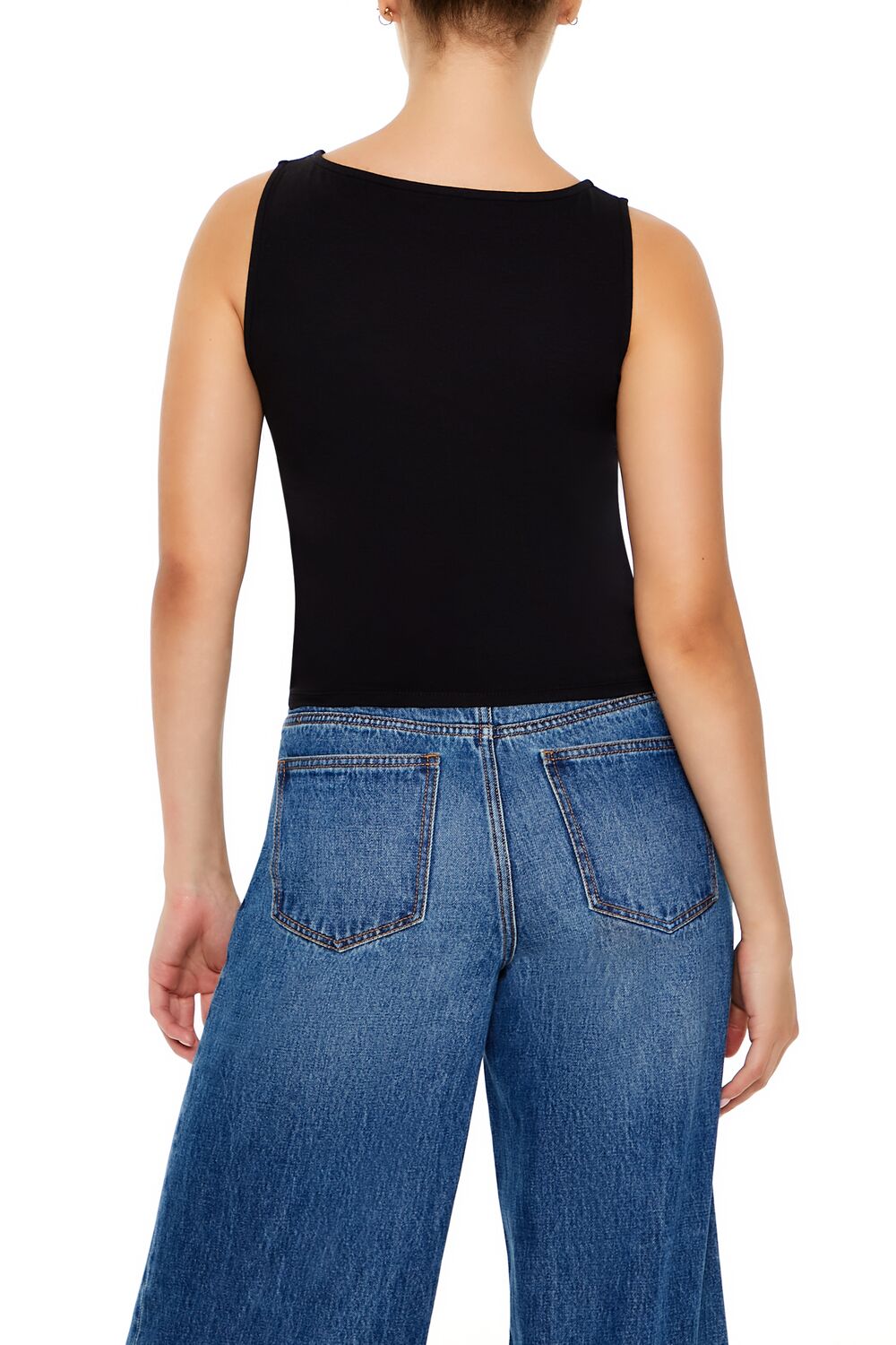 Forever 21 Sleeveless Crew Neck Tank Top