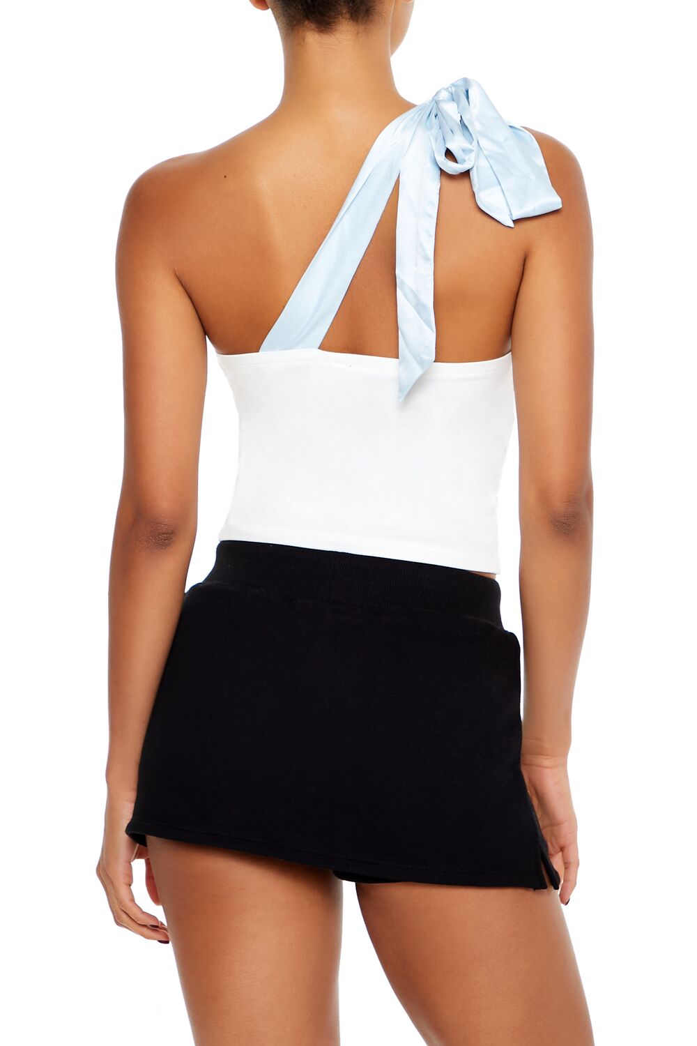 Forever 21 One-Shoulder Graphic Tank Top