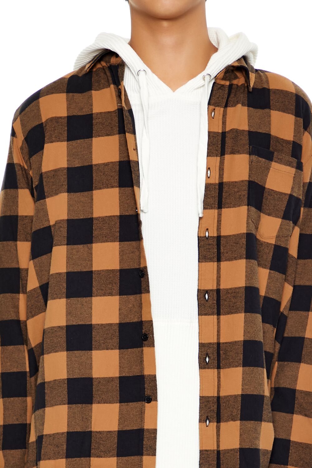 Forever 21 Buffalo Check Overshirt
