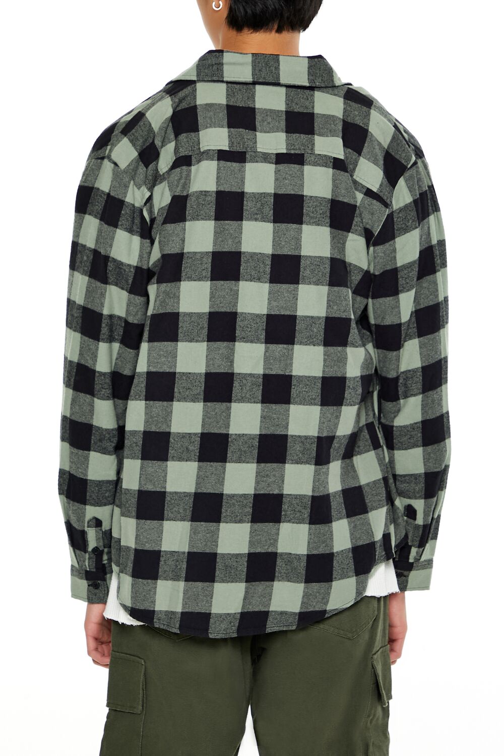 Forever 21 Buffalo Check Overshirt