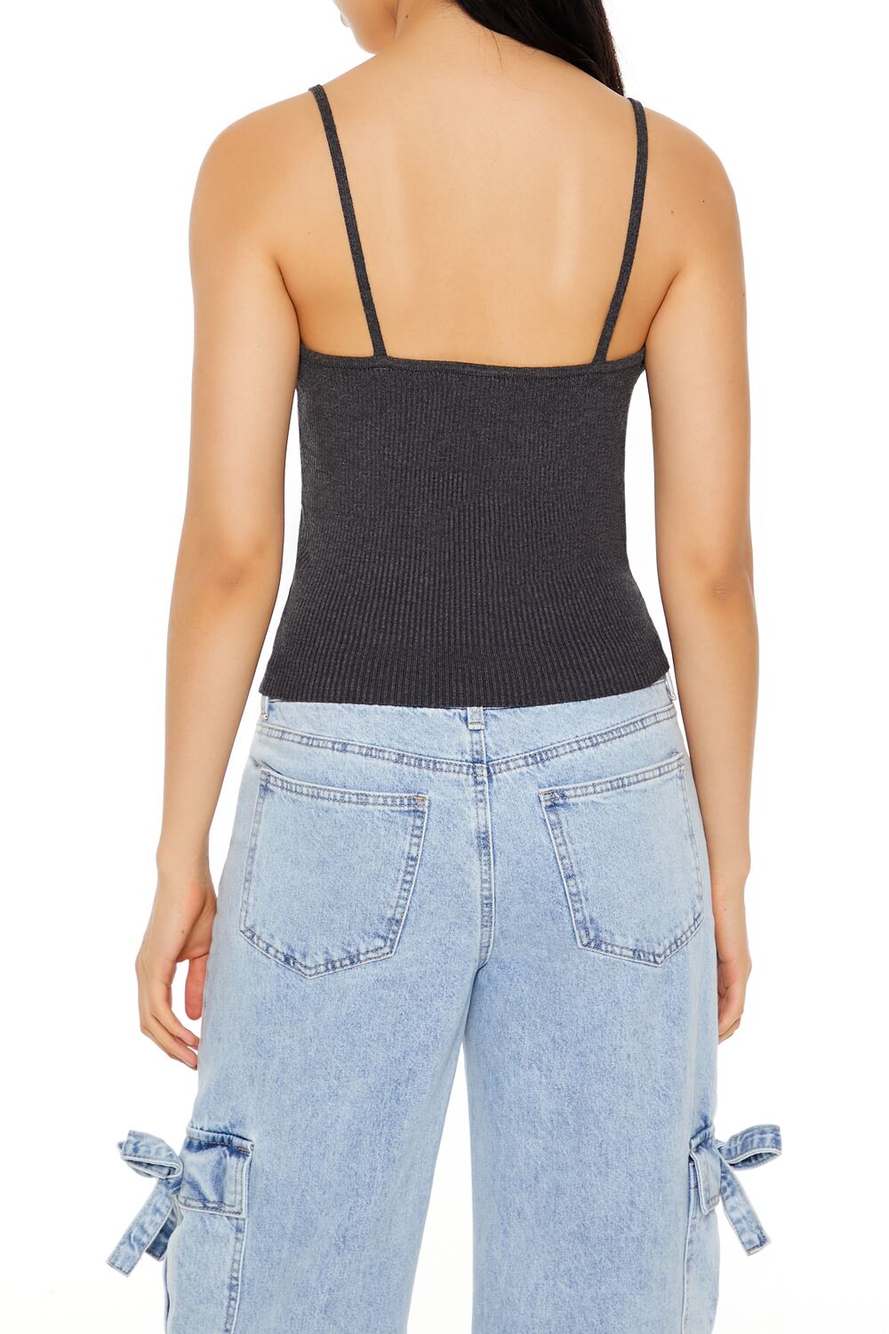Forever 21 Ribbed Knit V-Neck Cami
