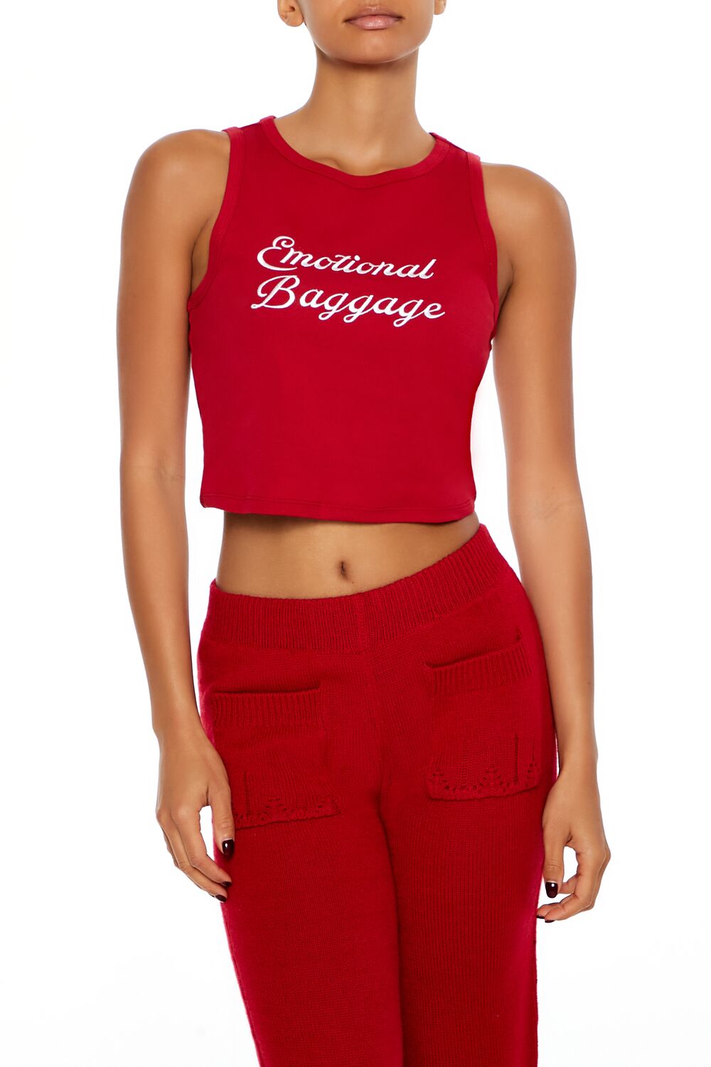Forever 21 Emotional Baggage Tank Top