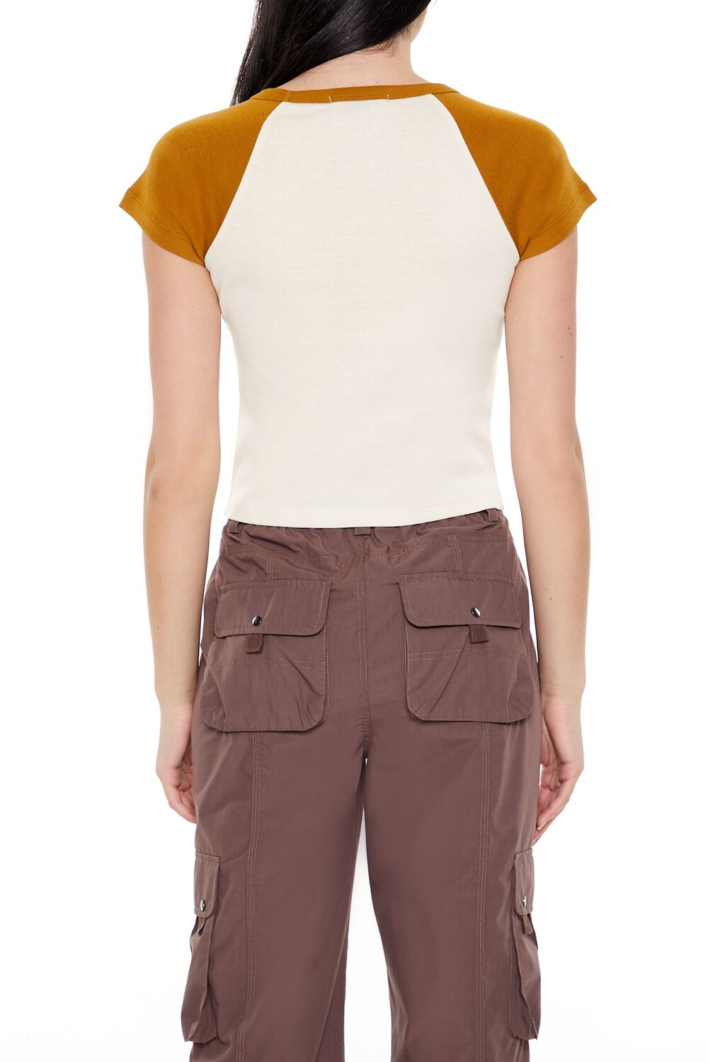 Forever 21 NYC Raglan Baby Tee
