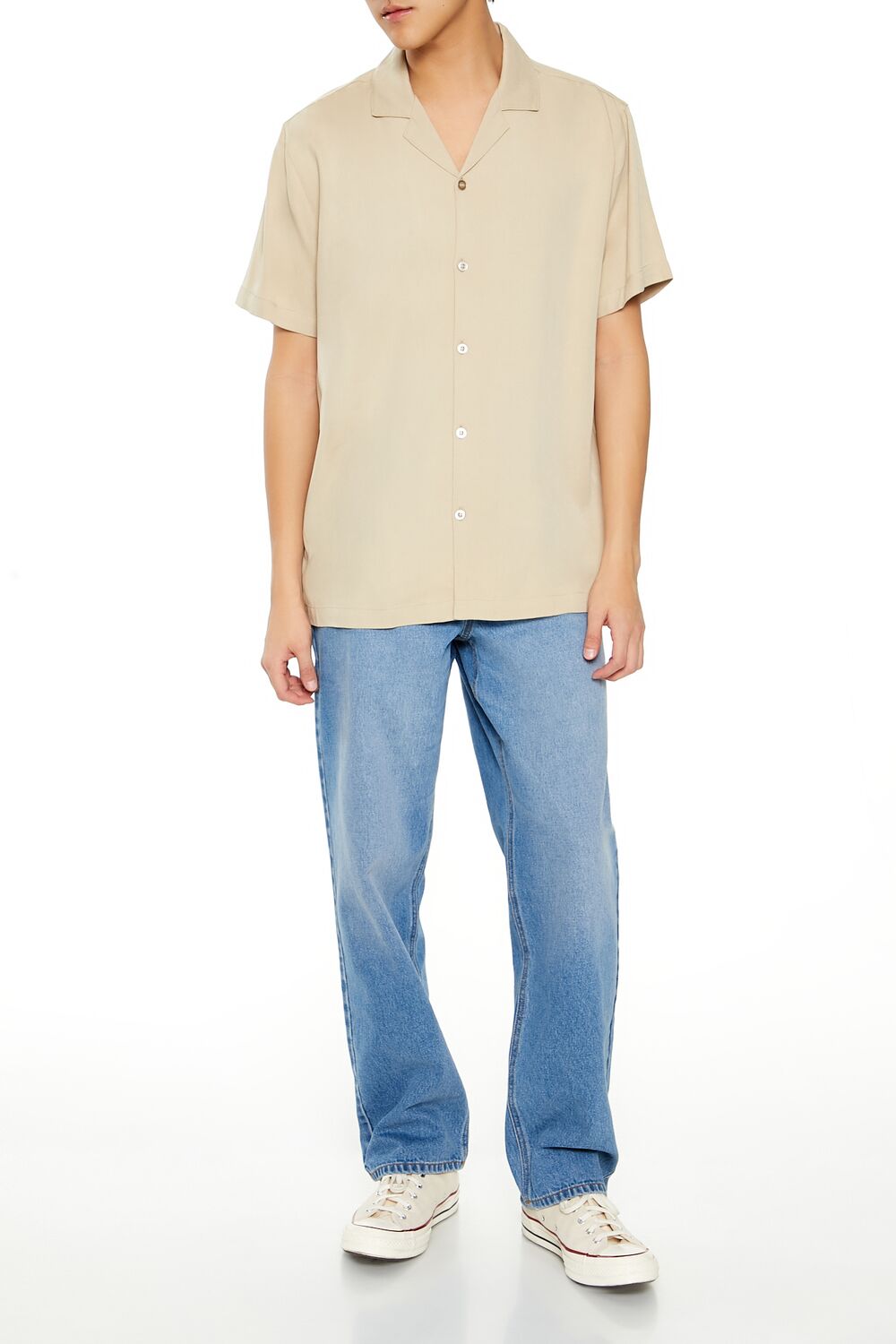 Forever 21 Relaxed Camp Collar Shirt