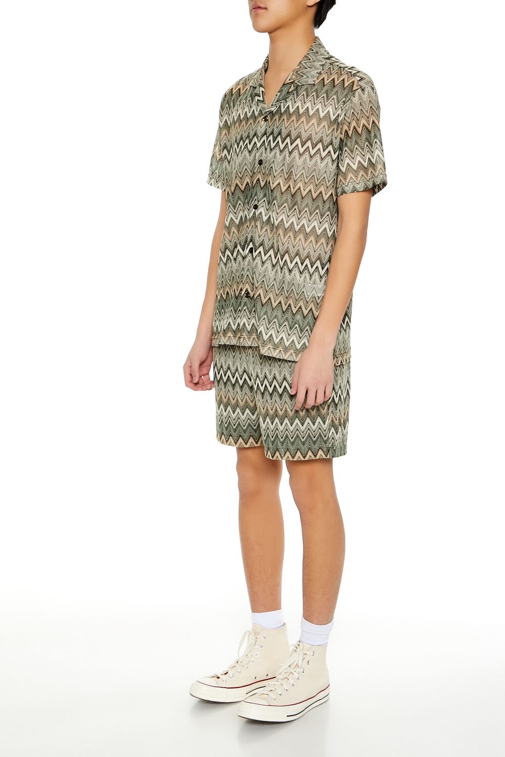 Forever 21 Zigzag Knit Shorts