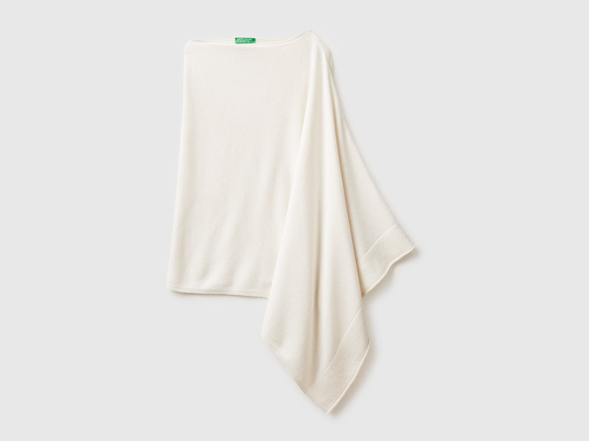 Benetton Cashmere blend poncho