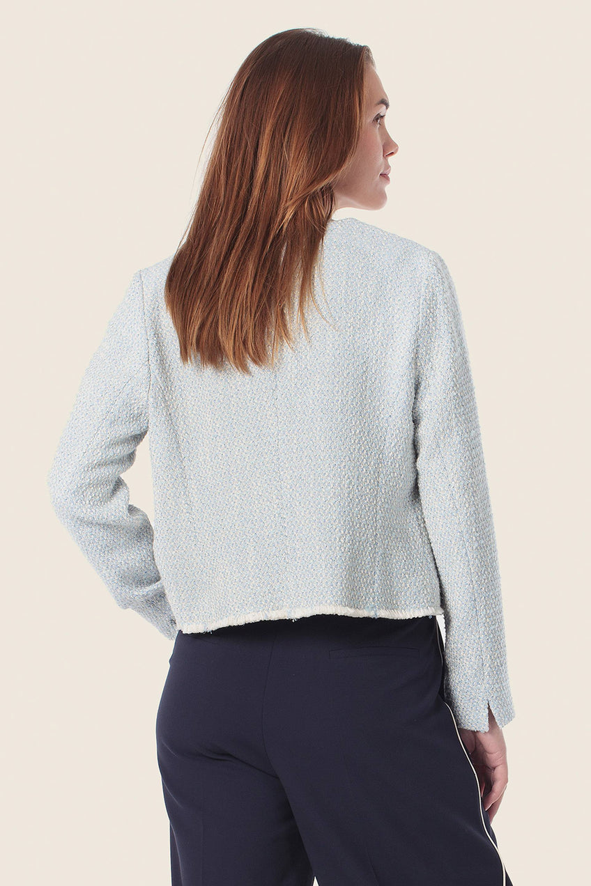 Gerry Weber Elegant bouclé jacket with button placket