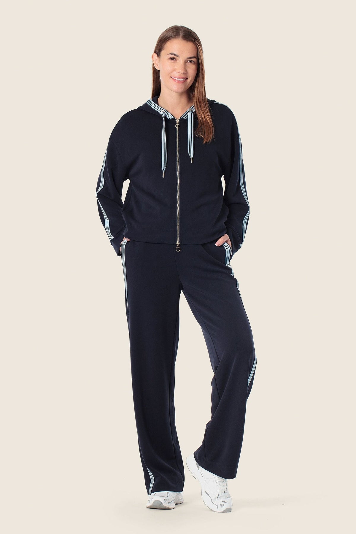 Gerry Weber Sport jacket with hood & stripes