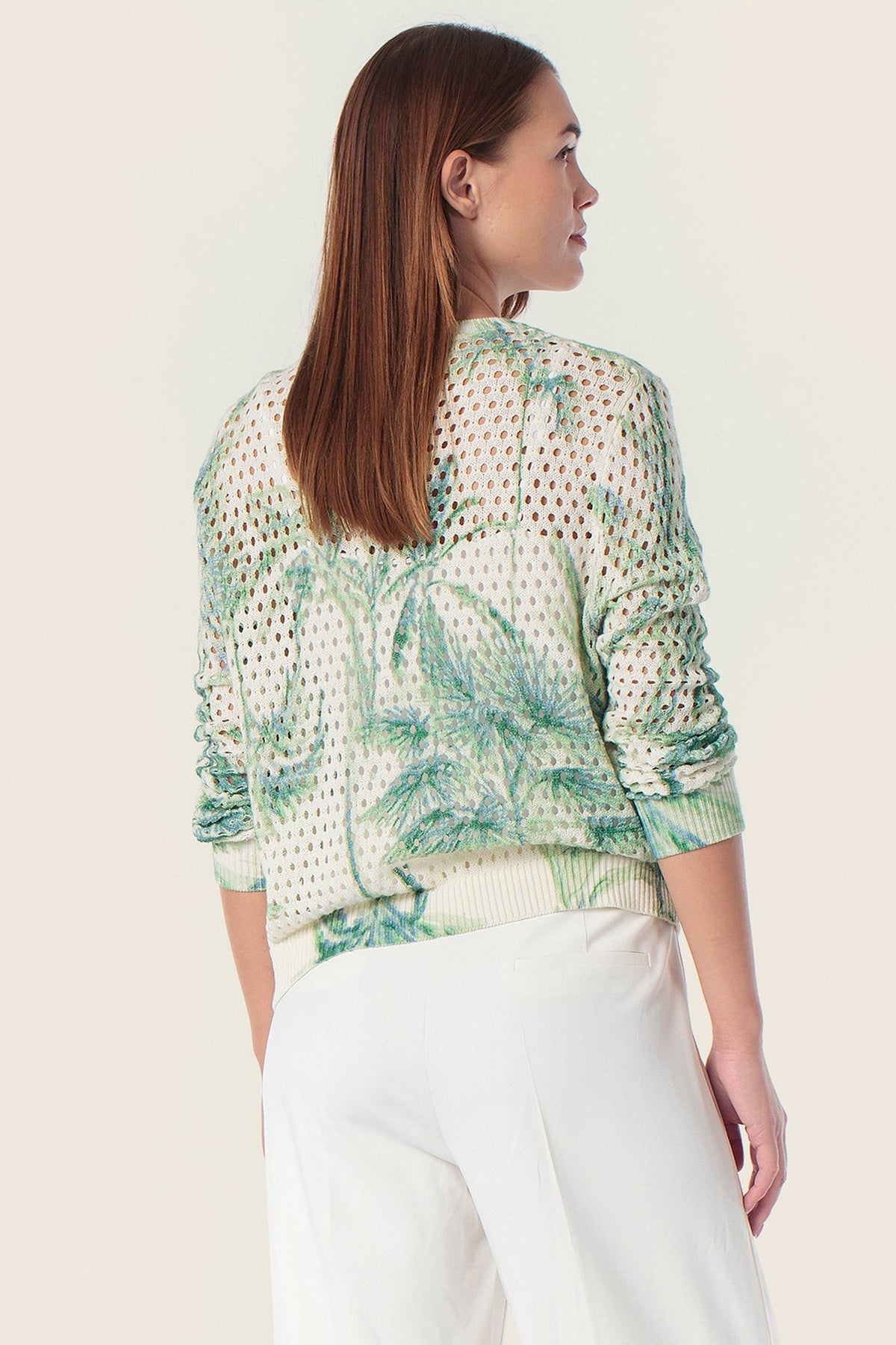 Gerry Weber Cardigan in a tropical pattern