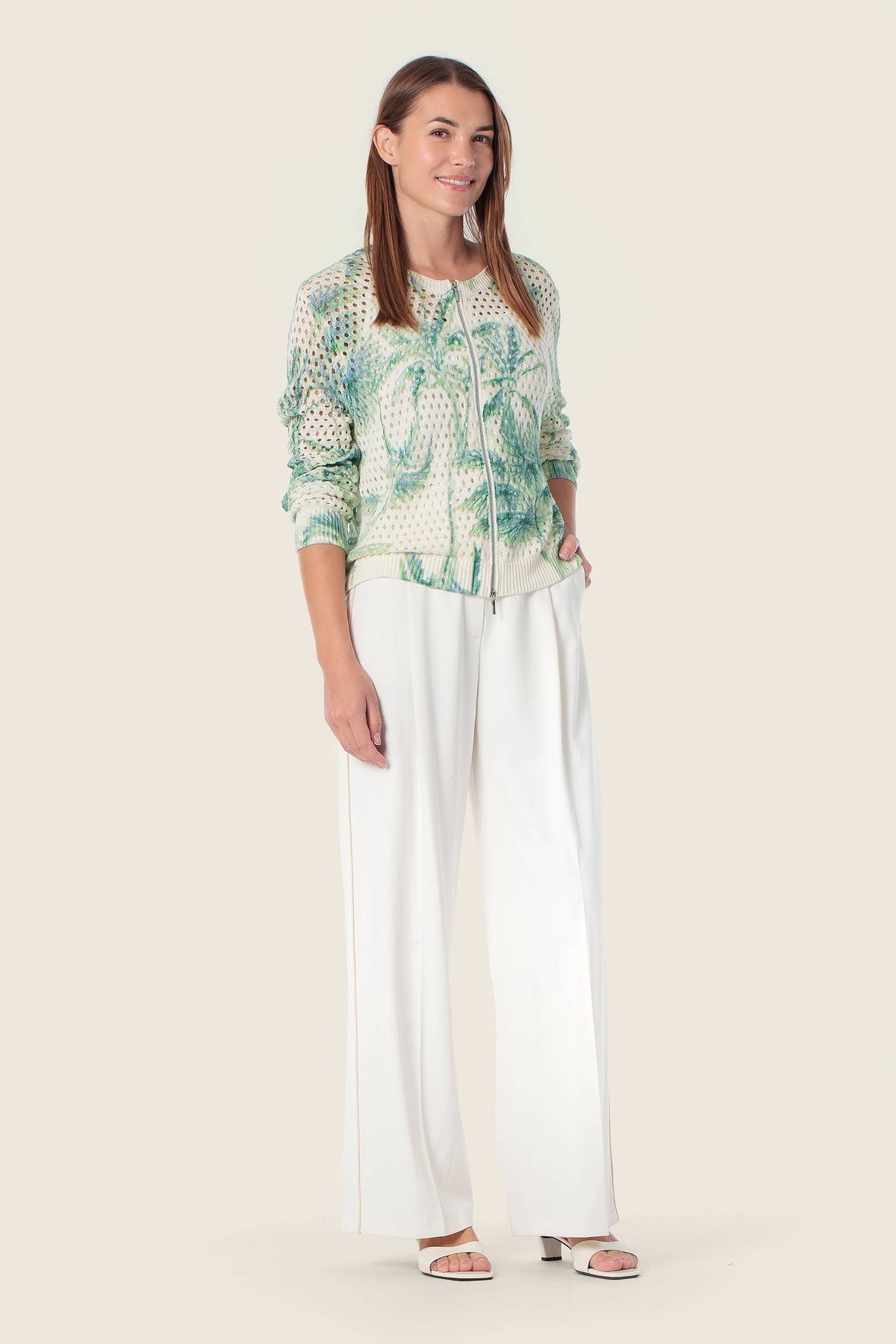 Gerry Weber Cardigan in a tropical pattern
