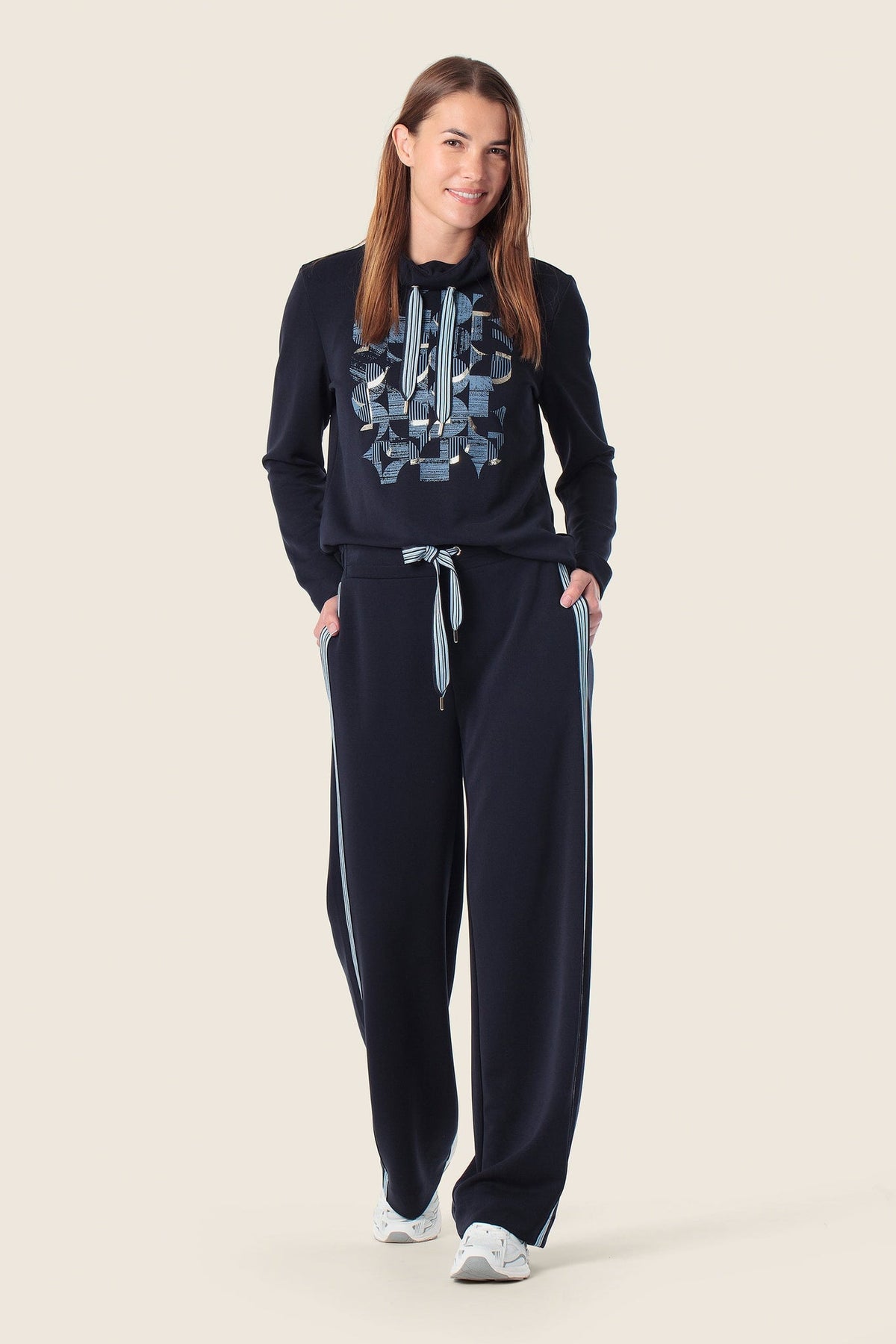 Gerry Weber Hoodie graphic print with hood